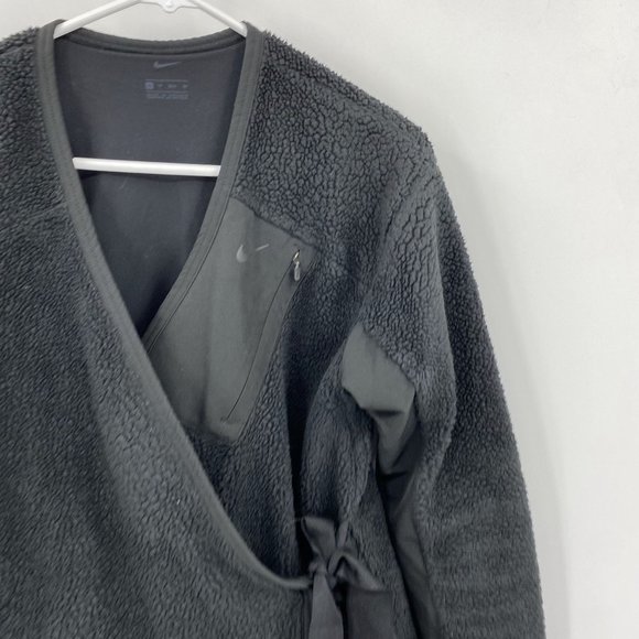 Nike ACG Black Tie Front Sweater XS - Picture 2 of 8